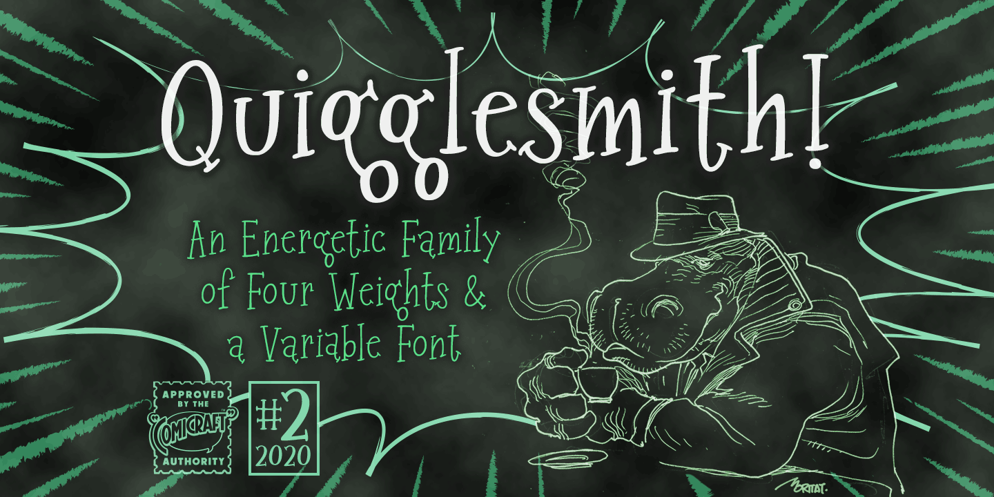 Quigglesmith Font preview